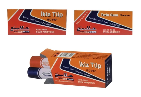 Baybond Çift Karışım Soğuk Kaynak Macun Yapıştırıcı 18 Gr - 4
