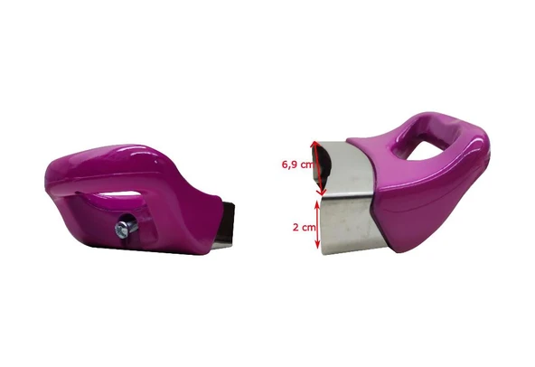 Tencere Tava Sahan Kulp ve Kapak Kulpu Fuşya Pembe 3 Set - Resim 3