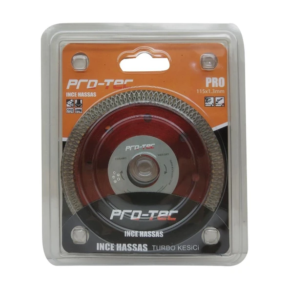 Pro-Tec İnce Hassas Turbo Kesici Disk 115x1.3 mm - 2