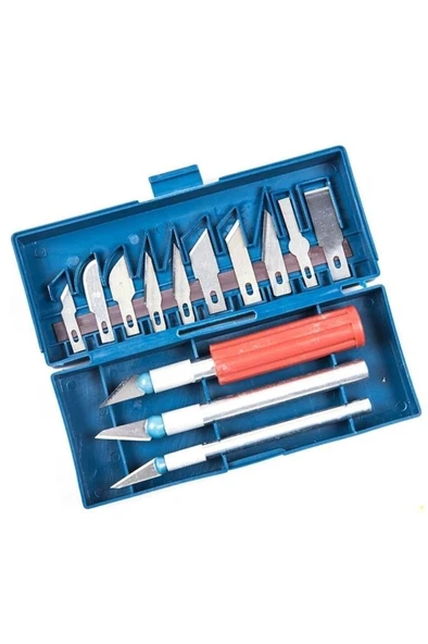 BN5 Hobi Gravür Ahşap Oyma Şekil Verme Maket Bıçak Neşter Seti