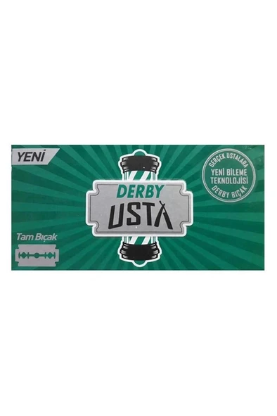 Derby Çift Taraflı Yaprak Jilet Traş Bıçağı 10x10 (100Adet) - 2