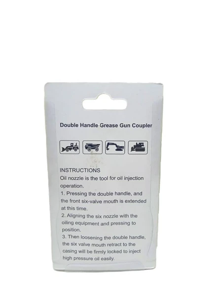 Bn5 Çift Saplı Gres Tabancası Bağlayıcı Kilit - 6