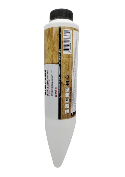 Pass Pratik Kullanıma Hazır Beyaz Ahşap Duvar Macunu 750 ml - 3