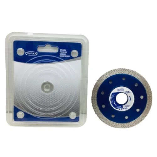 Nalburkent Tomax Hassas Kesici Çaprazlı Granit Mermer Taş Beton Seramik Mavi 115X1.3 10X22.23MM - 2