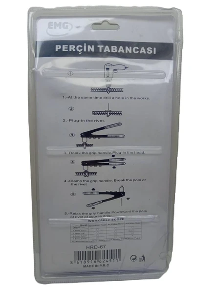 Emg Perçin Tabancası Hrd-67 - 3