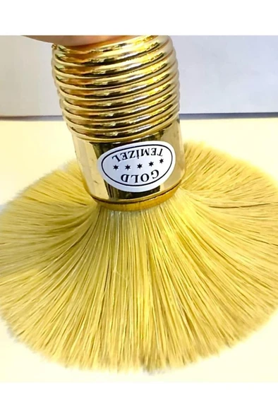 Temizel Gold Lüx Traş Sakal Fırçası Kıl Bakalit Saplı 1Ad - 3