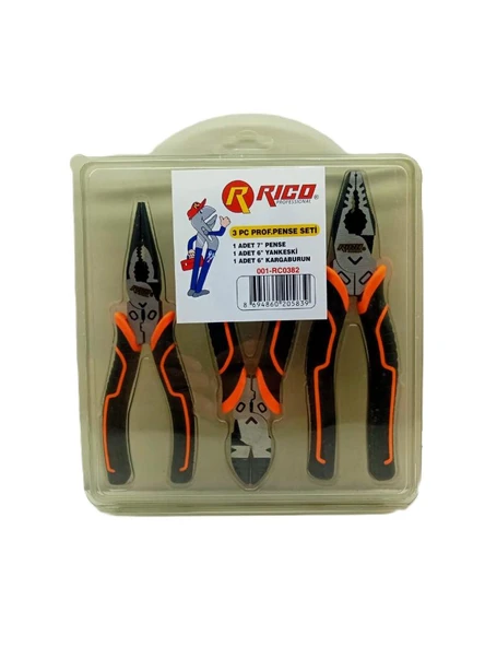Rico Rc0382 3 Parça Prof Pense Seti - 4