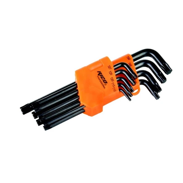 Rico RC0207 Vakumlu Torx Uzun Alyan Anahtar Seti 9 Parça T10-T50