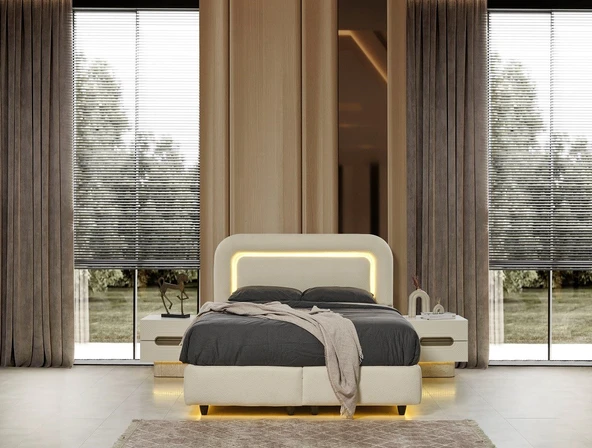 ELEGANTE MDF YATAK ODASI TAKIMI - Resim 3