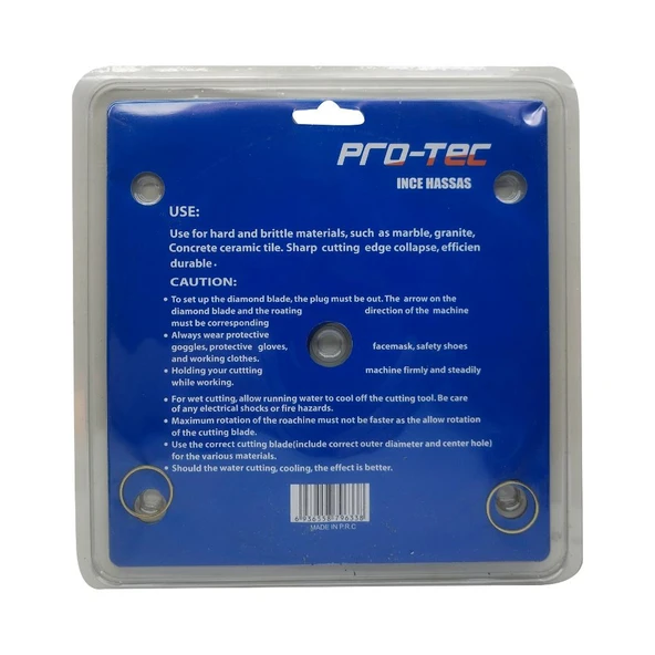 Pro-Tec İnce Hassas Turbo Kesici Disk 180x1.7 mm - 3