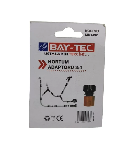 Bay-Tec Hortum Adaptörü 3/4 MK1492 - 5