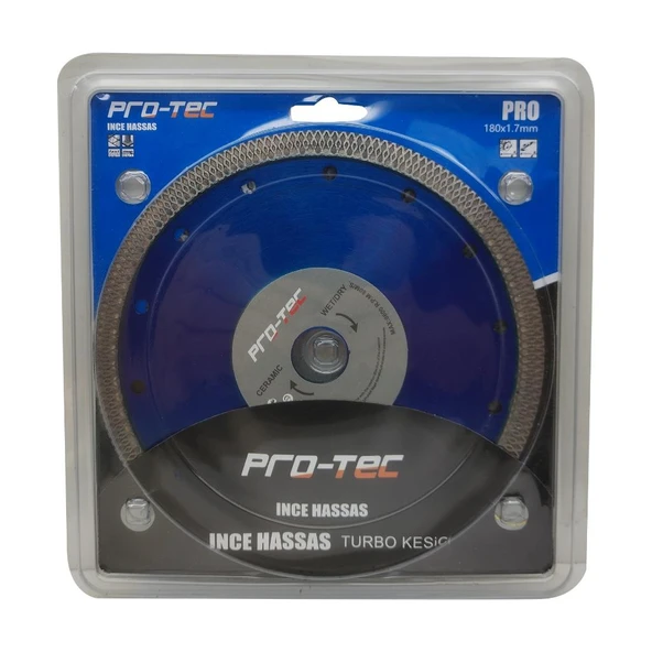 Pro-Tec İnce Hassas Turbo Kesici Disk 180x1.7 mm - 2