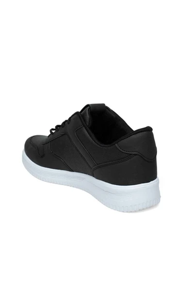 Luttoon 4027-25 Cilt Deri Anatomik Erkek Sneaker Siyah Beyaz - 3