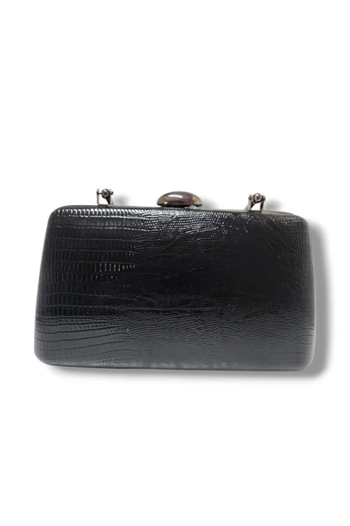 Varol 747-25 Yılan Baskı Deri Çelik Kasa Abiye Çanta - Resim 2