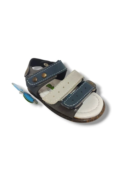 Şirinbebe 1630-20 Anatomik 3 Cırt Bant Erkek Çocuk Sandalet Füme Lacivert 18-20 ürün görseli