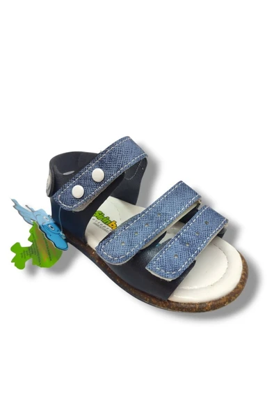 Şiringenç 1720-20 Anatomik 3 Cırt Bant Erkek Çocuk Sandalet Lacivert Mavi 21-25 ürün görseli