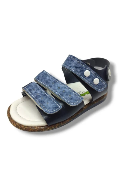 Şirinbebe 1717-20 3 Cırt Bant Erkek Çocuk Sandalet Lacivert Mavi 21-25 ürün görseli