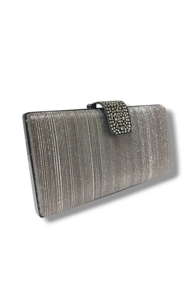 Varol 739-25 Lazer Simli Çelik Kasa Abiye Çanta - 5