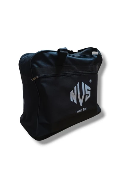 NVS 129-25 50cm 2 Katlı Tekerlekli Seyahat Çanta Siyah - 2