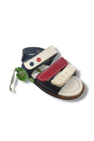 Şiringenç 1623-20 Anatomik 3 Cırt Bant Erkek Çocuk Sandalet Lacivert Beyaz 18-20 ürün görseli