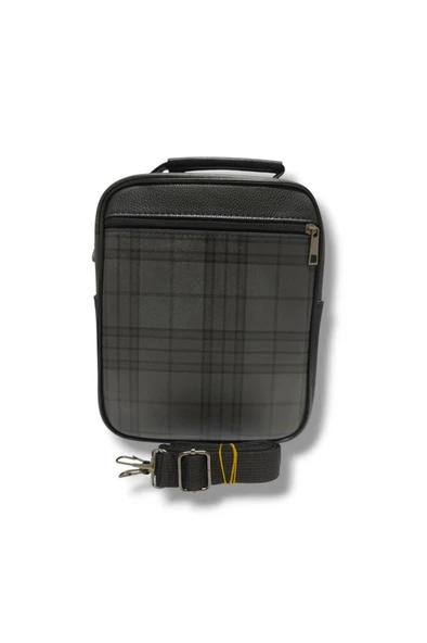 Cakgo 650-25 Ekoseli Kasalı Büyük Boy El Ve Omuz Erkek Çantası - 3