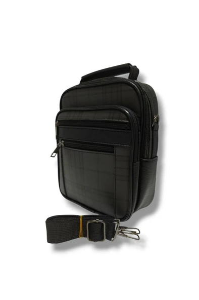 Cakgo 650-25 Ekoseli Kasalı Orta Boy El Ve Omuz Erkek Çantası - 2