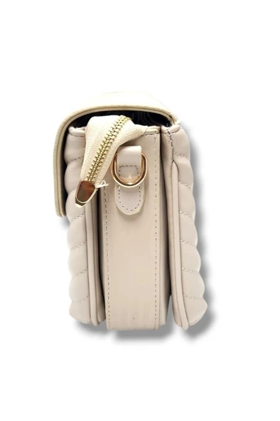 Cakgo 317-25 Deri Kabartmalı Omuz Askılı Kadın Çanta - 3