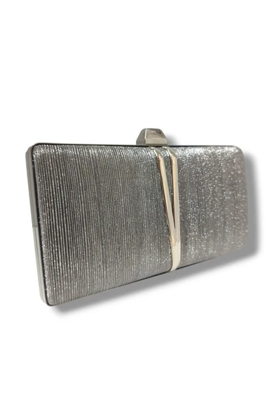 Varol 721-25 Lazer Simli Çelik Kasa Abiye Çanta - 5