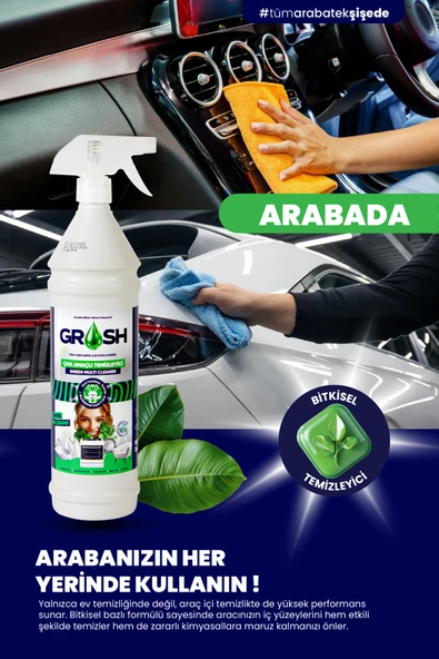 Grosh VEGAN Çok Amaçlı Ultra Güçlü Leke Çıkarıcı Sprey (Büyük Boy) - 5