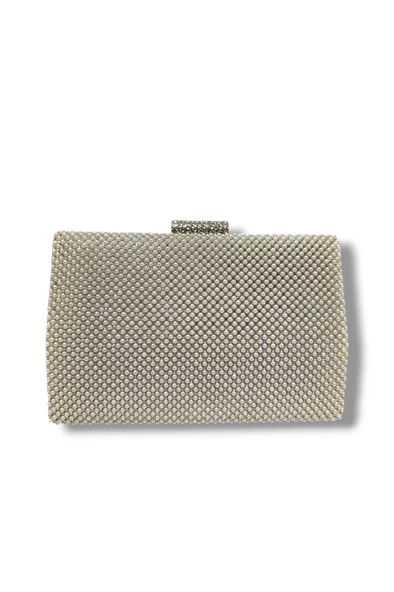 Varol 366-25 Taşlı Simli Çelik Kasa Abiye Çanta