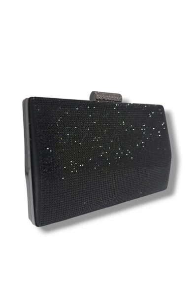 Varol 366-25 Taşlı Simli Çelik Kasa Abiye Çanta - 8