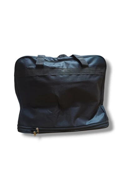 NVS 129-25 50cm 2 Katlı Tekerlekli Seyahat Çanta Siyah - 3