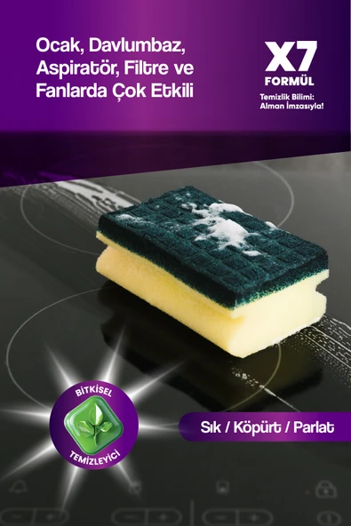 Grosh Ultra Güçlü Mutfak Yüzey Temizleyici ve Yağ Sökücü Sprey (Büyük Boy) - 6