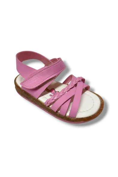Şirinbebe 3025-20 Çapraz Örgü Kız Çocuk Sandalet 21-25 ürün görseli 1