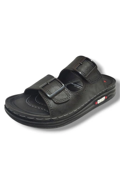 Pera 05-25 Anatomik Çift Bant Tokalı Erkek Terlik - 4