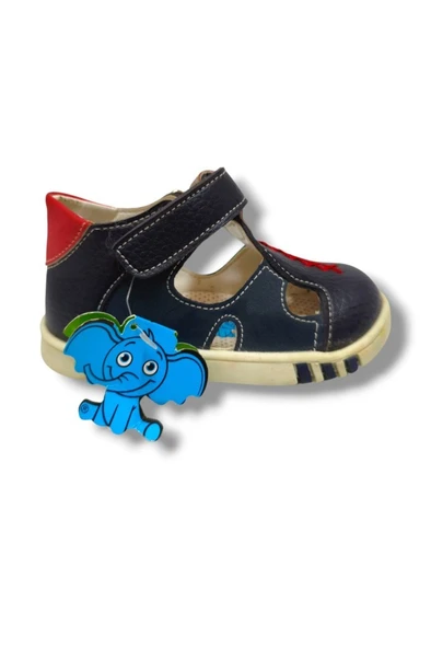 Şirinbebe 3001-20 Dikişli Erkek Çocuk Ayakkabı Lacivert Kırmızı 18-20 - Resim 2