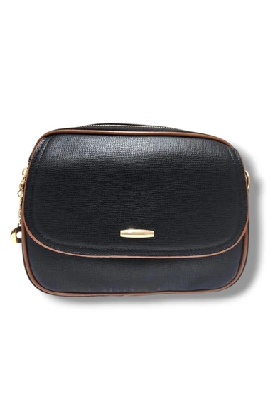 Cakgo 318-25 Deri 3 Bölmeli Çapraz Omuz Askılı Kadın Çanta - 3