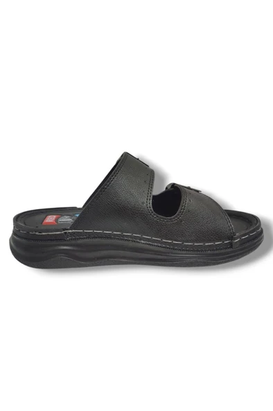 Pera 05-25 Anatomik Çift Bant Tokalı Erkek Terlik - 6