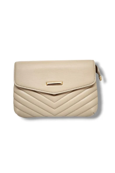 Cakgo 317-25 Deri Kabartmalı Omuz Askılı Kadın Çanta - 4