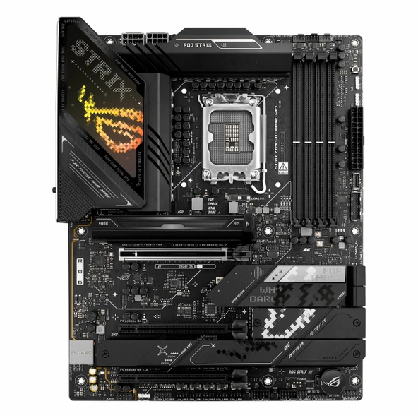 Asus ROG Strix Z890-H Gaming WiFi DDR5 (9066MHz)OC M.2 HDMI/DP/USB-C PCIe 5.0 1851P ATX Anakart - Resim 2