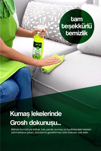 Bitkisel Çok Amaçlı Yüzey Temizleyici Leke Çıkarıcı - Büyük Boy 1 Litre - 7