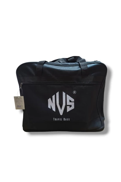 NVS 129-25 50cm 2 Katlı Tekerlekli Seyahat Çanta Siyah