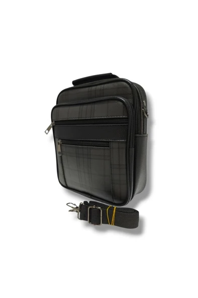 Cakgo 650-25 Ekoseli Kasalı Büyük Boy El Ve Omuz Erkek Çantası - 2