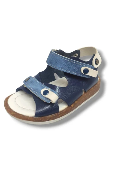 Şirinbebe 1651-20 Çift Cırt Tokalı Erkek Çocuk Sandalet Lacivert Mavi 21-25 ürün görseli