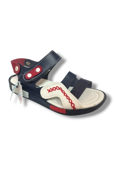 Şirinbebe 1601-20 Anatomik Dikiş Cırtlı Erkek Çocuk Sandalet Lacivert Beyaz 26-30 ürün görseli