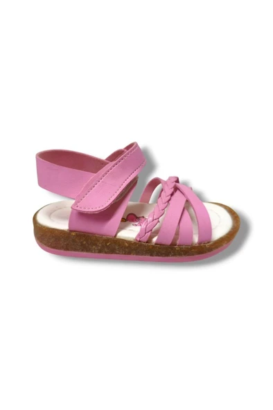 Şirinbebe 3025-20 Çapraz Örgü Kız Çocuk Sandalet 21-25 - Resim 2