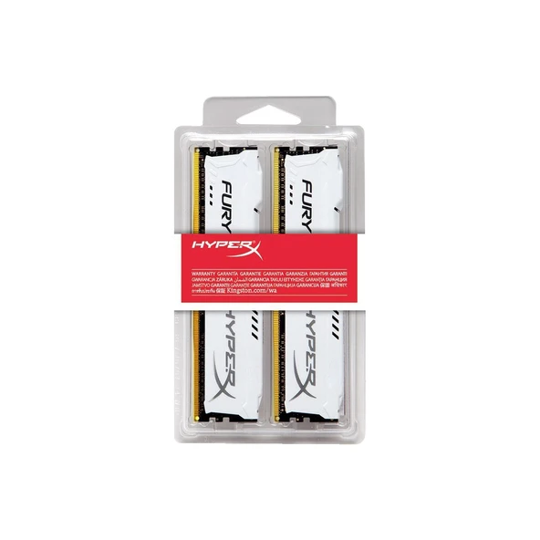 Kingston Hyperx Fury White 16 GB (2x8) 1600 Mhz Ddr3 CL10 HX318C10FWK2/16 Ram - 3