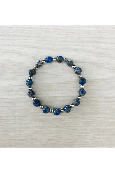 MK TASARIMGerçek Lapis Lazuli Taşı Bileklik MK100155 ürün görseli
