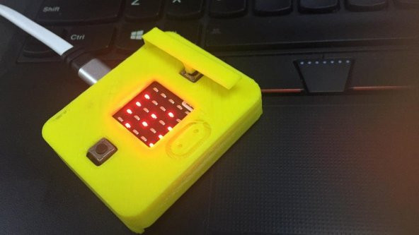 Mikro:Bit Morse Kodu Kod Çözücü Plastik Aparat
