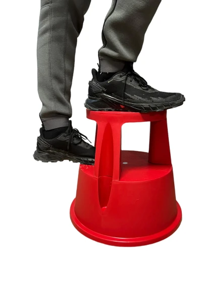 Basamaklı Kaymaz Tabure Siyah - Resim 5